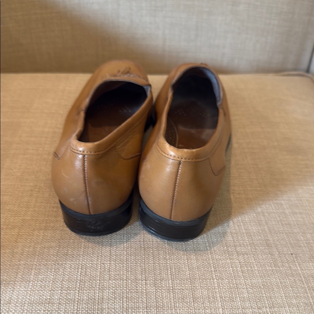 Naturalizer Tan Leather Tassel Loafers 9.5 - Picture 3 of 4